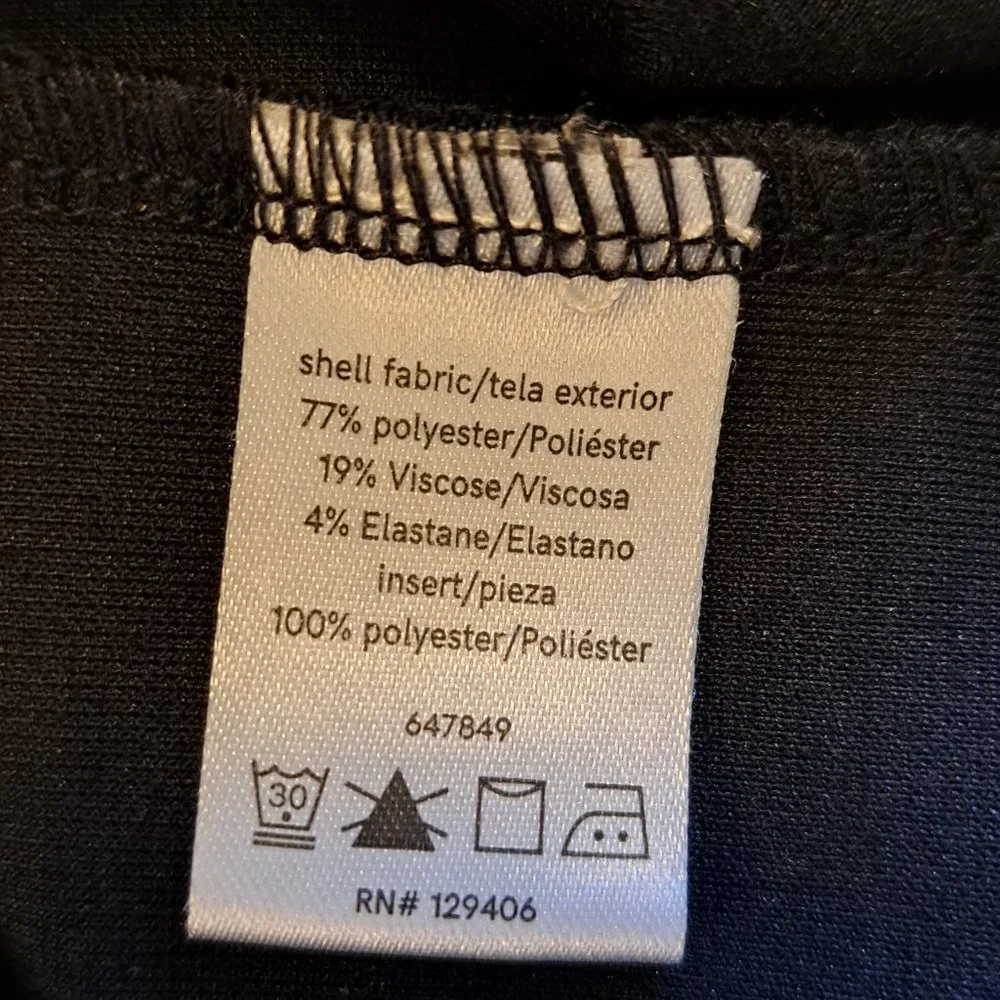 VENUS Black Sequin Leggings Size XS